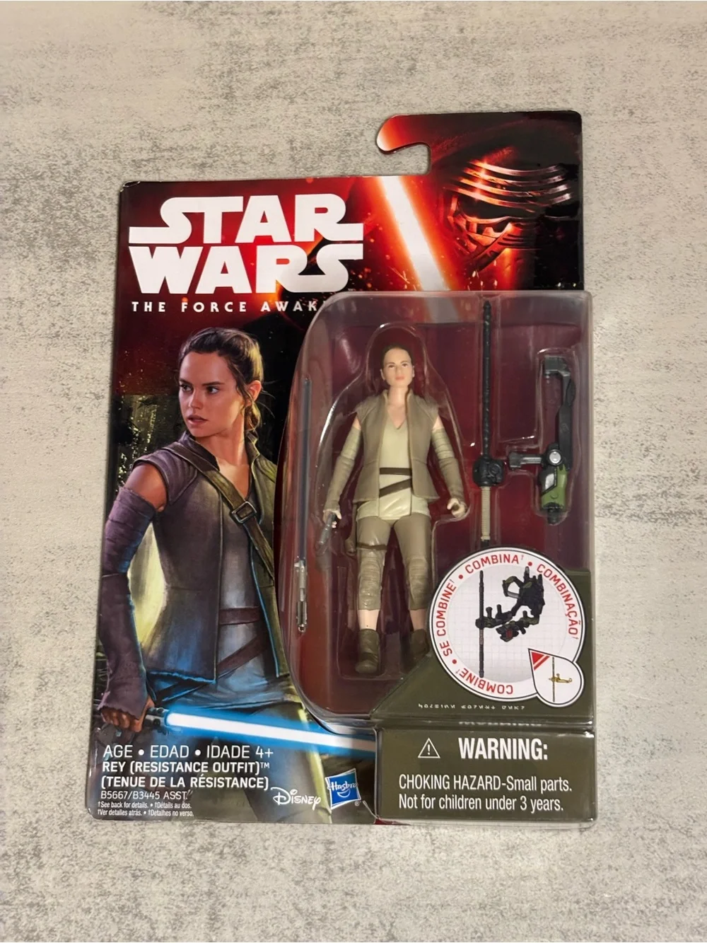 Disney Star Wars The Force Awakens Rey (Resistance Outfit) Figure